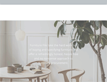 Tablet Screenshot of furniturefile.co.uk